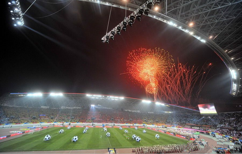 中國足球甲級A組聯賽現場tupian